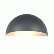 Applique extérieure anthracite culot E27 IP44 fonte d'aluminium - Trio - Maas - gris 4017807648478