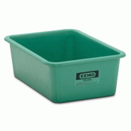 Bac PFV vert 100 litres - Résistant aux huiles, fioul, gasoil, produits chimiques - CEMO - 1142 Bac PFV vert 100 litres - Résistant aux huiles, fioul, gasoil, produits chimiques - CEMO - 1142
