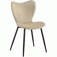 CLP Chaise de salle à manger Maika Taupe/Tissu - gris textile 326356 CLP Chaise de salle à manger Maika Taupe/Tissu - gris textile 326356