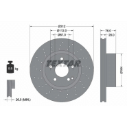 Disque de frein Textar 92099303 - poinçonné ventilé de l'intérieur - boîte de 1 disque Disque de frein Textar 92099303 - poinçonné ventilé de l'intérieur - boîte de 1 disque