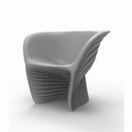 Fauteuil lounge in & out Biophilia - gris