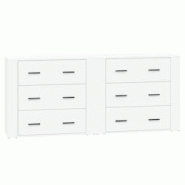 Helloshop26 - Buffet bahut commode armoire meuble de rangement organisateur cuisine salle de séjour salons lot de 2 bois 02_0036687 - 3000212998741 Helloshop26 - Buffet bahut commode armoire meuble de rangement organisateur cuisine salle de séjour salons lot de 2 bois 02_0036687 - 3000212998741