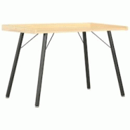 Helloshop26 - Bureau table poste de travail meuble d'ordinateur informatique étude chêne 90 x 50 x 79 cm noir 02_0023557 - 3000214382784 Helloshop26 - Bureau table poste de travail meuble d'ordinateur informatique étude chêne 90 x 50 x 79 cm noir 02_0023557 - 3000214382784