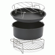 MOULINEX Set Accessoires XXL pour friteuse à air chaud Easy Fry - XA113010 - 035-1234015