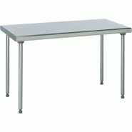 Table inox - Largeur M (L=810-1210mm) - Avec étagère basse Inconnue TBLLMP60EtagPied