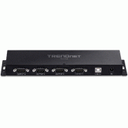 TRENDnet TU-S4 Adaptateur USB vers 4 ports série RS232 TRENDnet TU-S4 Adaptateur USB vers 4 ports série RS232