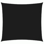 VidaXL Voile de parasol tissu oxford carré 4x4 m noir Modèle Balcon Omega - noir 135744