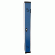 Acial Vestiaire industrie propre 1 porte bleu/gris L.30 cm - acier VOMA--2106B4