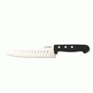 Au Nain - couteausantoku lame alvéolée 18cm - noir 109.12.03 Au Nain - couteausantoku lame alvéolée 18cm - noir 109.12.03