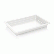 Bac gastronorme GN 1/1 induction H 6,5 cm blanc porcelaine - Was Germany - 4044925151368