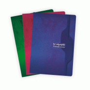 Calligraphe Lot de 10 Cahier Ligne 7000 A4, 96p./48 feuilles 70 g/m² piquées, quadrillé 5x5 - 3210330071251