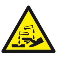 Danger, substances corrosives 300x300x300mm TALIAPLAST | 629307 Danger, substances corrosives 300x300x300mm TALIAPLAST | 629307