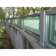 Dispositif anti inondation démontable non mobile  flo-glass