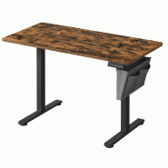 Helloshop26 - Bureau électrique assis-debout bureau réglable en hauteur 60 x 120 x (72-120) cm 4 hauteurs mémorisables pochette de 12_0004577 - aci