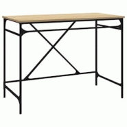 Helloshop26 - Bureau table poste de travail meuble d'ordinateur informatique étude chêne sonoma 100 x 50 x 75 cm bois d'ingénierie 02_0023632 - 300 Helloshop26 - Bureau table poste de travail meuble d'ordinateur informatique étude chêne sonoma 100 x 50 x 75 cm bois d'ingénierie 02_0023632 - 300