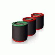 Hydropower ultra pack resine pour eau pure lot de 2 cartouches rouges + 1 cartouche verte pour diuh2 et diuh3