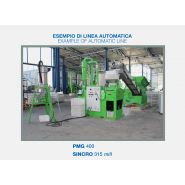 Système de recyclage de câbles avec pré-broyeur et séparateur