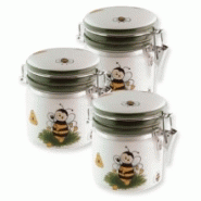 Lot de miel en pot de céramique 250 gr Lot de miel en pot de céramique 250 gr