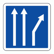 Panneau C24b (ex2) - Indication particulière de circulation
