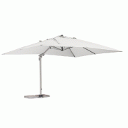 Parasol déporté Saragozza 3 x 4 x 2,75 m gris