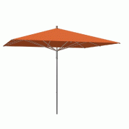 Parasol pour terrasse Pro Moorea rect.300x200cm armature+toile+housse-orange