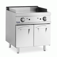 Royal Catering - Royal Catering Plancha gaz 12 kW lisse 50 300 °C Propane/LPG/gaz naturel avec armoire intégrée - Plancha grill Plancha - multi-mat