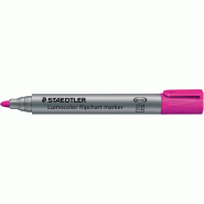 STAEDTLER Marqueur Lumocolor flipchart 356, pointe ogive 2,0 mm, encre rose vif - 356-20