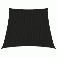 VidaXL Voile de parasol Tissu Oxford trapèze 2/4x3 m Noir Modèle Terrasse Line - noir 135791