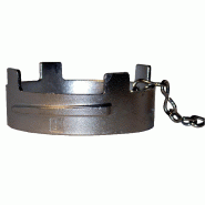 Bouchon symétrique cadenassable avec chainette aluminium dn80 - r.Pons - 1094.529 - 576517