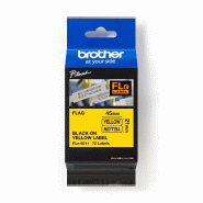 Brother FLe-2511 Cassette à ruban, noir / blanc - jaune 4977766769662 Brother FLe-2511 Cassette à ruban, noir / blanc - jaune 4977766769662
