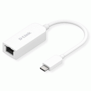 D-Link DUB-E250 D-Link DUB-E250   Adaptateur USB-C vers Ethernet 2,5 Gbit retail - blanc DUB-E250