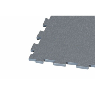 Dalle PVC Gris acier TLM, parfaitement adaptée aux entrepôts, ateliers et magasins - 5mm et 7mm -Traficfloor