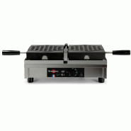 Krampouz Gaufrier Bubble 180° - argenté WECAUA