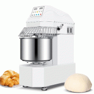 Leevot pétrin à spirale professionnel SZH-20B - 20L - moteur 1100W 2 vitesses - capacité 12kg pâte - minuterie et arrêt auto - acier SZH-20B-220V