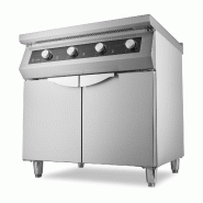 Maxima Cuiseur à induction 700 – 4 brûleurs – 17000W – avec support – 80 × 70 × 88 cm – 17000 W - AKS-09371011