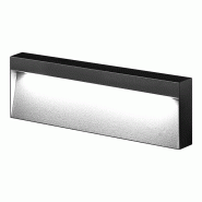 ROSSINI ILLUMINAZIONE Applique Led Kiki 8W 3000K Ip65 - Structure En Aluminium Anthracite Pour Extérieur, Lampe De Balise Murale Angle De Lumière 50