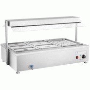 Royal Catering - Royal Catering Bain-Marie Bac GN RCBM-6WA (69 x 114 x 64 cm, Tension 2900W, 6 bacs GN– 1/1 – 1/2 – 1/3, réglable Jusqu‘à 85