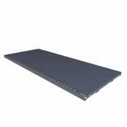 Tablette monobloc pour gondole GP25 anthracite L133xP40cm