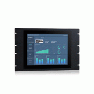 Panel PC industriel fanless 15" XGA capacitif projeté 10 points - EVI-J015SRC - Intel® Celeron® J1900, IP66, montage rack 19 pouces 7U