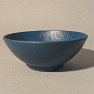 Bol réutilisable bleu canard modèle Phoenix 900 ml Ø18,6x 7,3 cm - par 12