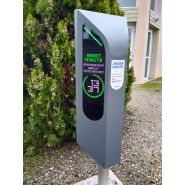 Borne arrêt minute urbaine polyvalente pour optimiser la gestion des places de stationnement dans les rues commerçantes Borne arrêt minute urbaine polyvalente pour optimiser la gestion des places de stationnement dans les rues commerçantes