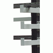 Bras simple l.350 mm avec visserie pour rayonnage porte-barres horizontal - 7107903