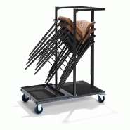Chariot de transport Uni Stack pour chaises et tabourets empilables | Feros