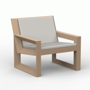 Fauteuil lounge in & out FRAME - camel