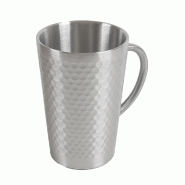 García de Pou Garcia de Pou 6 Unités - Tasses 'Artinox' 350 Ml Ø 8,2X12 Cm Argente Inox - gris inox 268.32 García de Pou Garcia de Pou 6 Unités - Tasses 'Artinox' 350 Ml Ø 8,2X12 Cm Argente Inox - gris inox 268.32