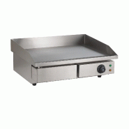 GastroHero Plancha électrique BASIC 548x350 lisse - appareil de table - inox GPE550FE