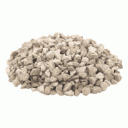 Gravier 10/16 blanc Ivoire - Calcaire, Concassé, Densité 1.5 ton/m3