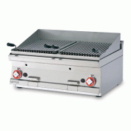 Grill pierre de lave à gaz 2 grilles - L 800 mm - CWT-68G  | MagicLotus 600