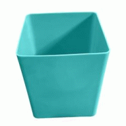 Plast'up rotomoulage pot de fleurs cubio h 50cm - menthefraiche - bleu 0750122560080