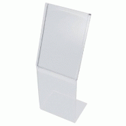 Porte Visuel Incliné A4 en PMMA - Transparent - Épaisseur 3mm